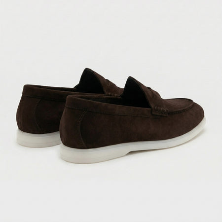 Penny Loafer | Dark Chocolate Suede