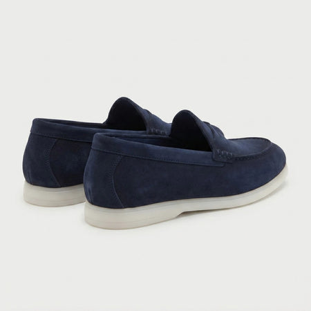 Penny Loafer | Deep Blue Suede
