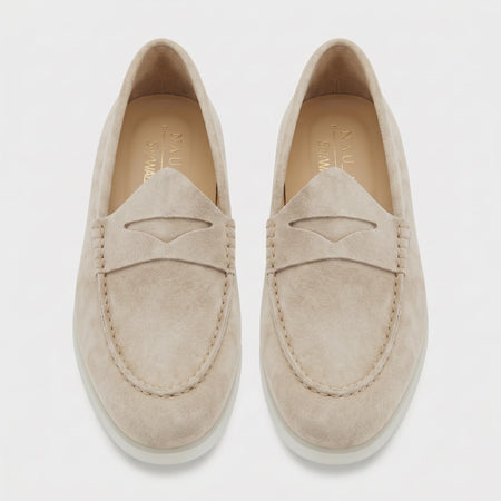 Penny Loafer | Sand Suede
