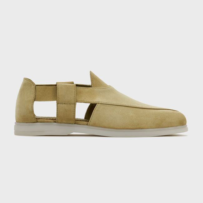 Summer Peshauri | Sage Green Suede
