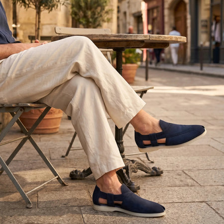 Summer Peshauri | Deep Blue Suede