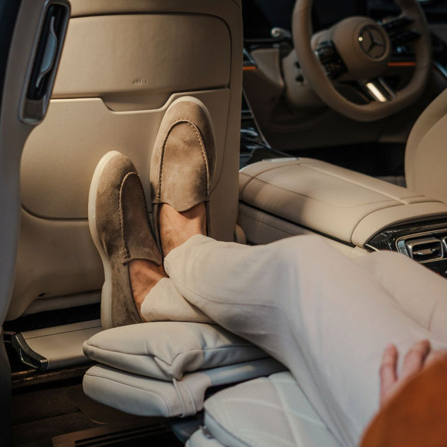 Nagra Loafer | Taupe Suede