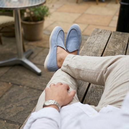 Nagra Loafer | Aqua Suede