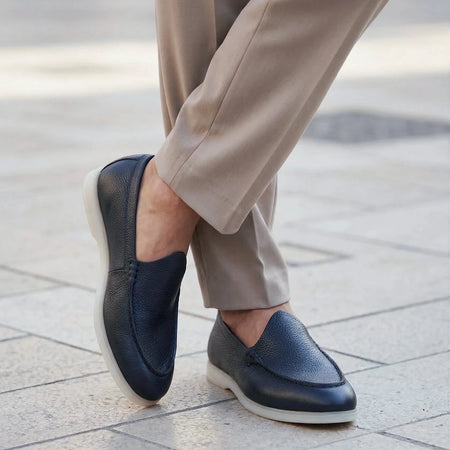 Nagra Loafer | Deep Blue Leather
