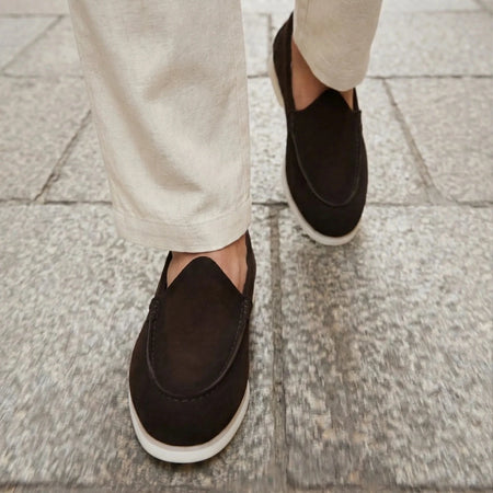 Nagra Loafer | Dark Chocolate Suede
