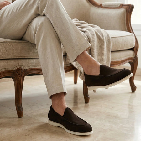 Nagra Loafer | Dark Chocolate Suede