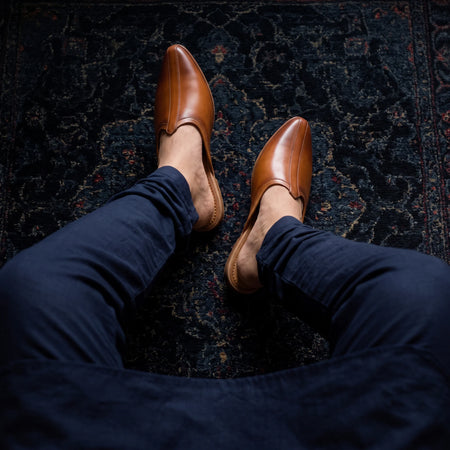 Jutti Slip | British Tan Leather